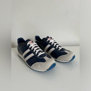 Rare Vintage Torch Brand Shoes 1980s Shanghai China Size 8,5 US Dark Blue